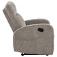 Hamilton Chenille Manual Recliner Sand