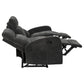 Hamilton Chenille Manual Reclining Sofa Charcoal Grey