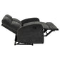 Hamilton Chenille Manual Reclining Loveseat Charcoal Grey