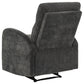 Hamilton Chenille Manual Recliner Charcoal Grey
