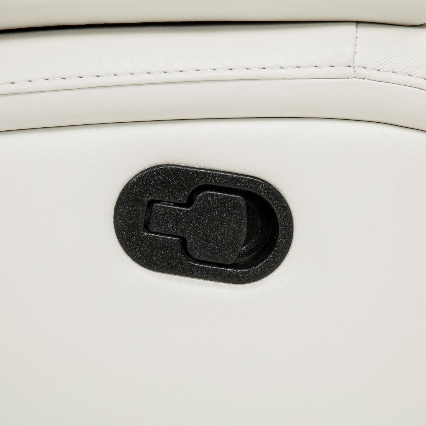 Camila Upholstered Motion Reclining Sofa White