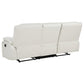 Camila 3-piece Upholstered Reclining Sofa Set White