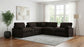 Collins 7-piece Modular Power Reclining Sectional Chocolate Brown