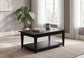 Lindenton Lift-Top Occasional Cocktail Coffee Table Black