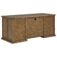 Altidore 68-inch 7-drawer Executive Home Office Desk Distressed Brown