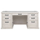 Altidore 68-inch 7-drawer Executive Home Office Desk Distressed White