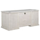 Altidore 68-inch 7-drawer Executive Home Office Desk Distressed White
