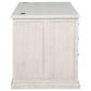 Altidore 68-inch 7-drawer Executive Home Office Desk Distressed White