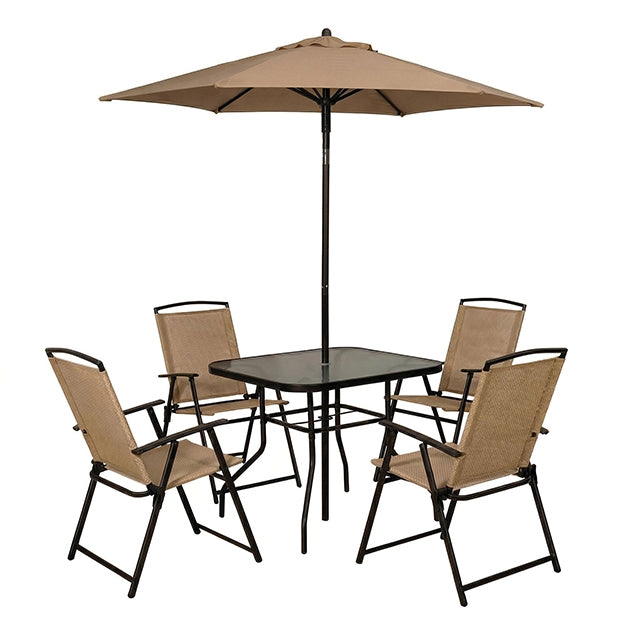 Fallone - 6 Pc. Outdoor Dining Set