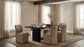 Jaelynn Upholstered Dining Side Chair Tan (Set of 2)