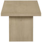 Decker 2-piece Coffee and End Table Set Natural Oak
