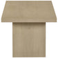 Decker 3-piece Coffee and End Table Set Natural Oak