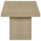 Decker 3-piece Coffee and End Table Set Natural Oak