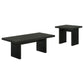 Decker 2-piece Coffee and End Table Set Black