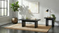 Decker 2-piece Coffee and End Table Set Black