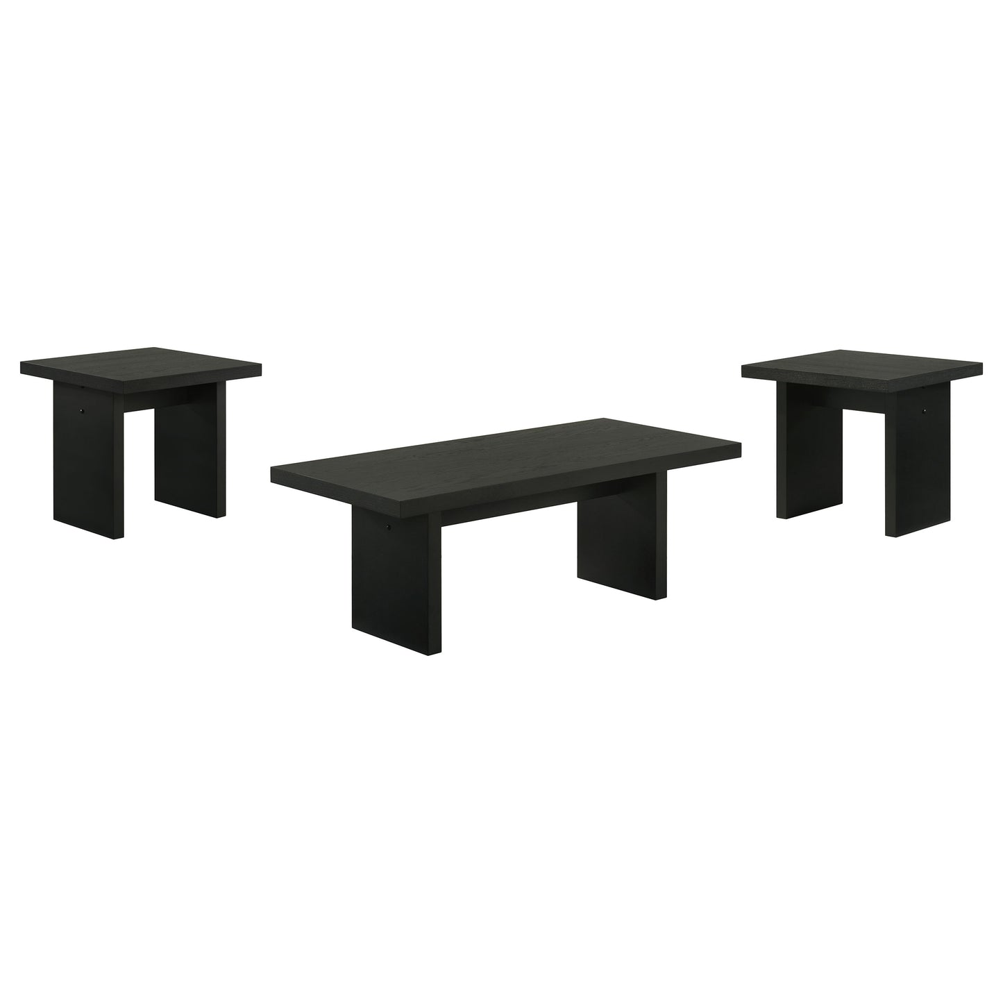 Decker 3-piece Coffee and End Table Set Black