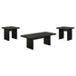 Decker 3-piece Coffee and End Table Set Black