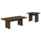 Decker 2-piece Coffee and End Table Set Walnut