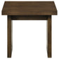 Decker 2-piece Coffee and End Table Set Walnut