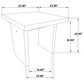 Decker 3-piece Coffee and End Table Set Walnut