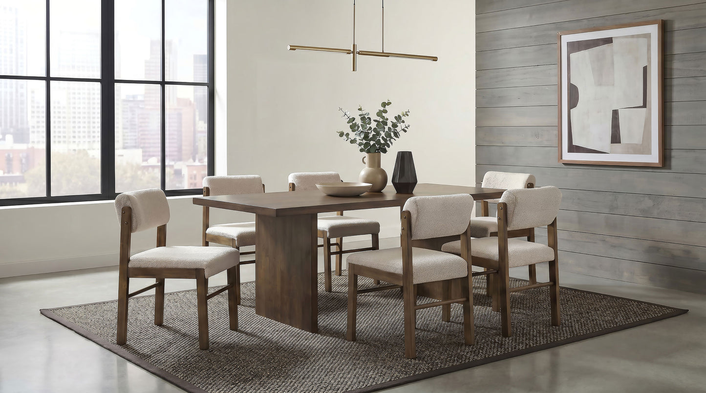 Decker 82-inch Rectangular Wood Dining Table Walnut