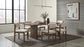 Decker 82-inch Rectangular Wood Dining Table Walnut