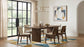 Decker 82-inch Rectangular Wood Dining Table Walnut