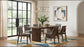 Decker 82-inch Rectangular Wood Dining Table Walnut