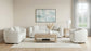 Aleisha Fabric Upholstered Accent Chair Sand