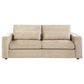 Amador Chenille Upholstered Track Arm Sofa Camel