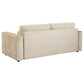 Amador Chenille Upholstered Track Arm Sofa Camel