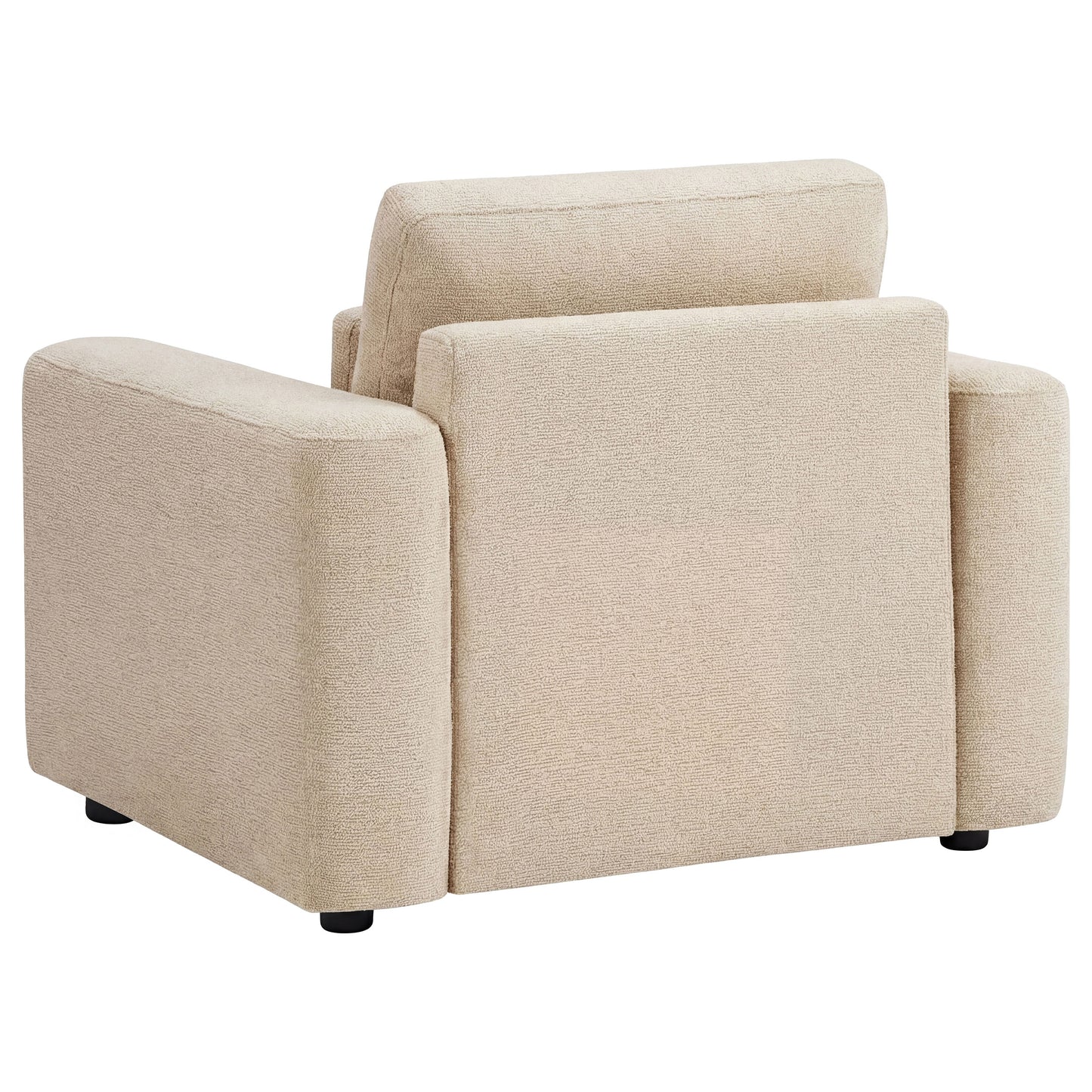 Amador 3-piece Chenille Upholstered Track Arm Sofa Set Camel