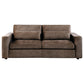 Amador Chenille Upholstered Track Arm Sofa Chocolate