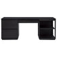 Harkes 75-inch 3-drawer Computer Desk with Adjustable Shelf Coffee Bean
