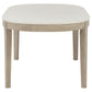 Lucaire 84-inch Cultured Marble Top Dining Table Honed Cream