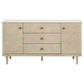 Lucaire 2-door 3-drawer Cultured Marble Top Sideboard Sandstone