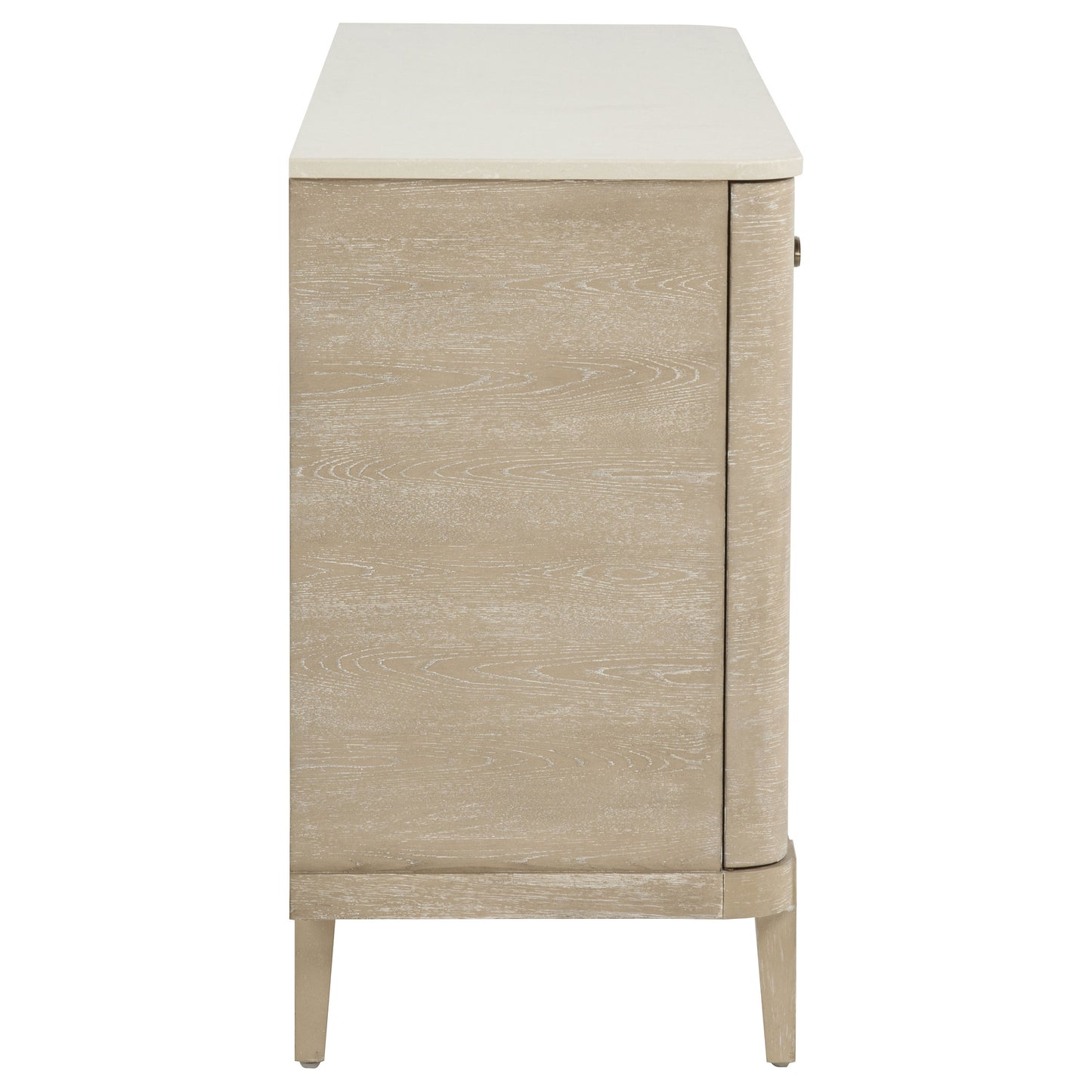 Lucaire 2-door 3-drawer Cultured Marble Top Sideboard Sandstone