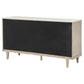 Lucaire 2-door 3-drawer Cultured Marble Top Sideboard Sandstone
