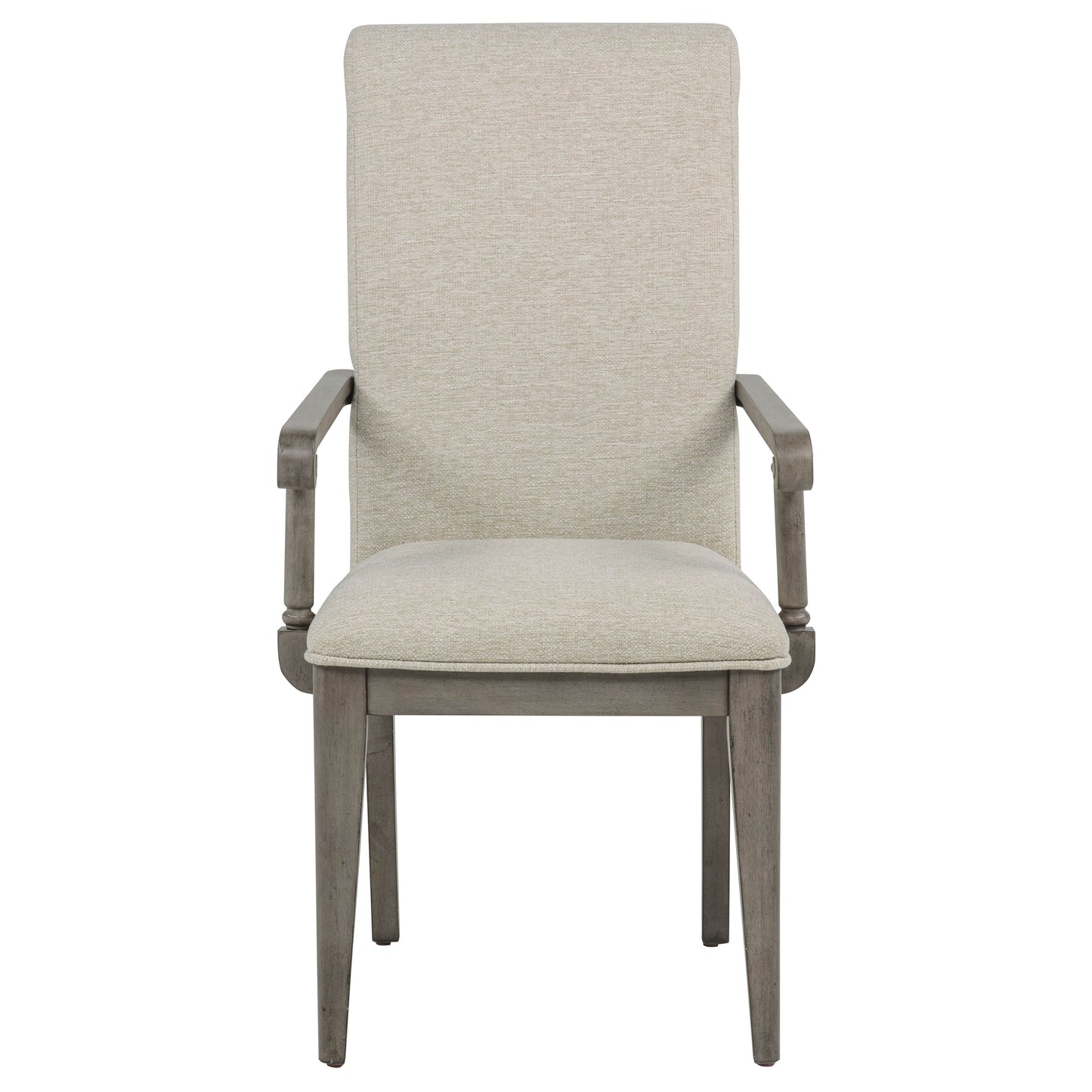 Cresswell Upholstered Dining Arm Chair Tan (Set of 2)