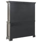 Cresswell 2-door 3-drawer Buffet and Hutch Weathered Taupe