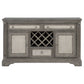 Cresswell 2-door 3-drawer Wine Storage Buffet Weathered Taupe