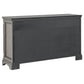 Cresswell 2-door 3-drawer Wine Storage Buffet Weathered Taupe