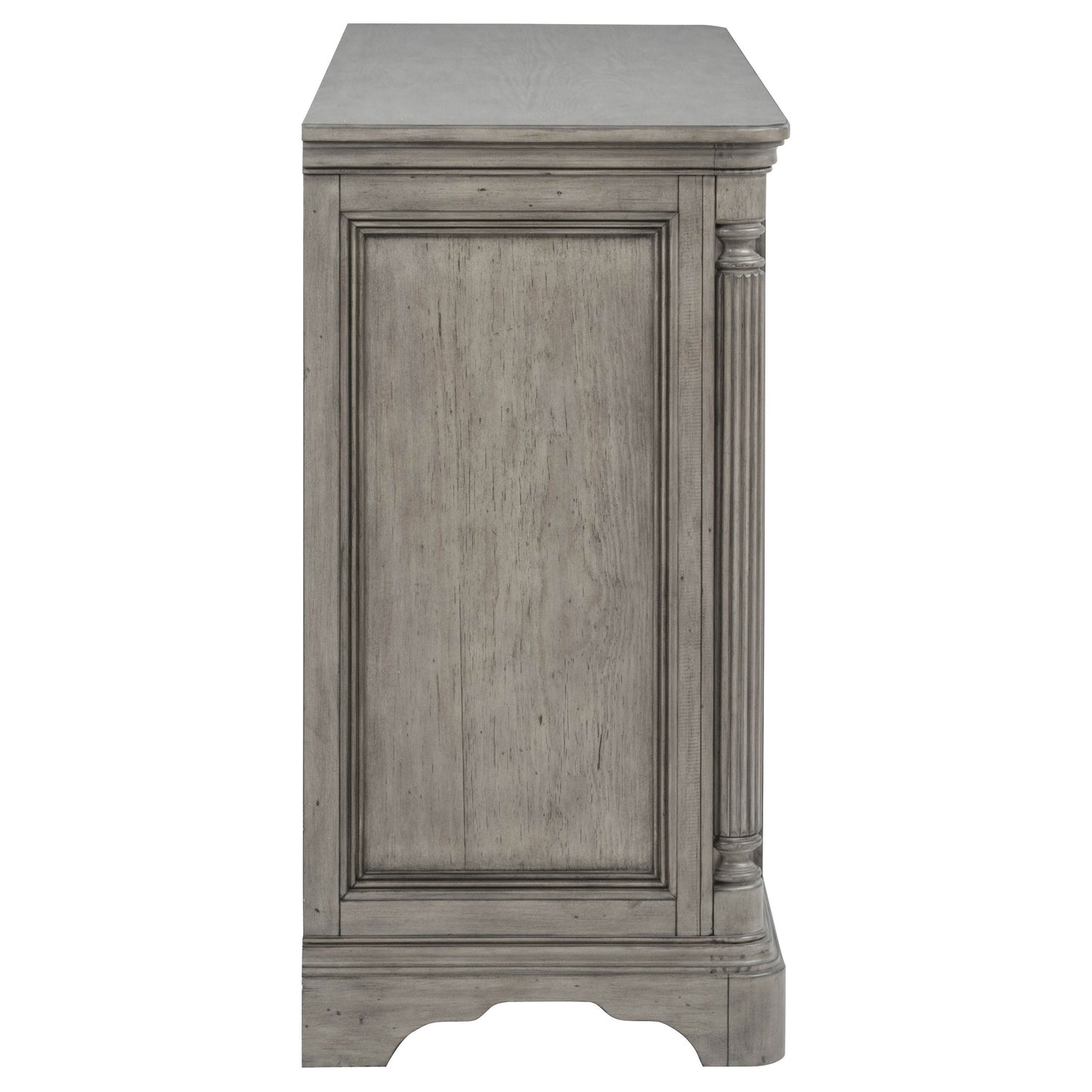 Cresswell 2-door 3-drawer Wine Storage Buffet Weathered Taupe