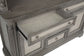 Cresswell 2-door 3-drawer Wine Storage Buffet Weathered Taupe