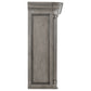 Cresswell 2-tier Touch Light Hutch Display Cabinet Weathered Taupe