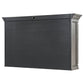 Cresswell 2-tier Touch Light Hutch Display Cabinet Weathered Taupe
