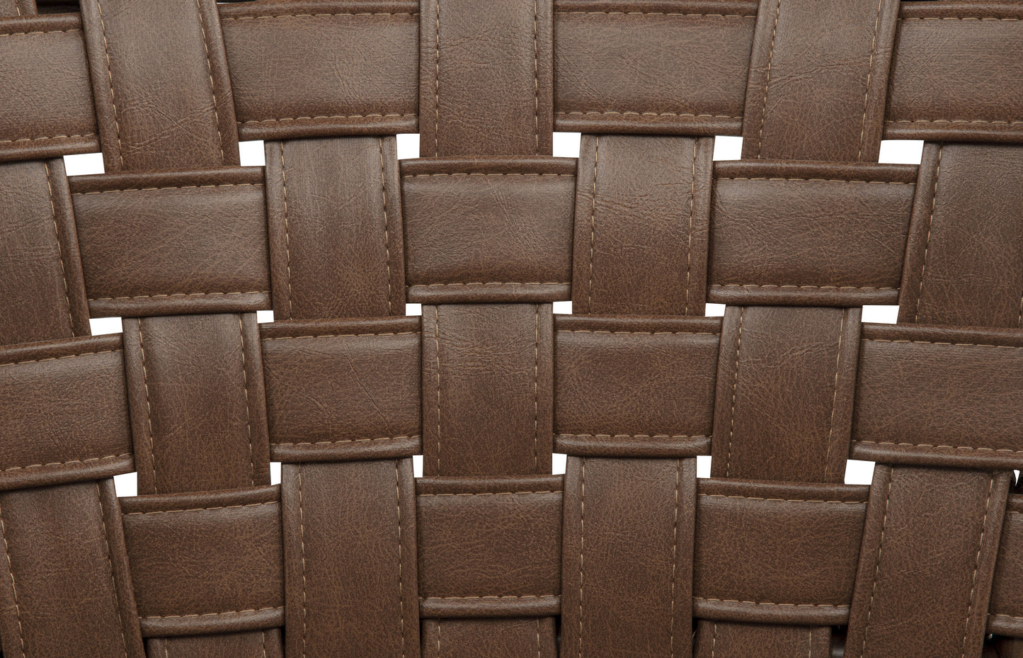 Tallis Woven Leatherette Back Counter Chair Brown (Set of 2)