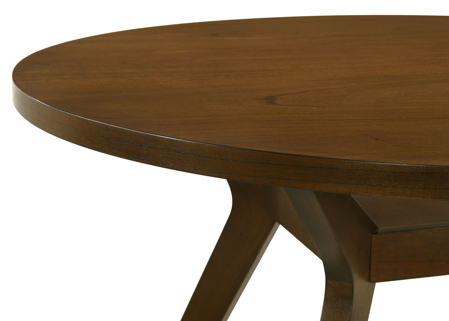 Mueller 5-piece 48-inch Round Dining Set Brown and Beige