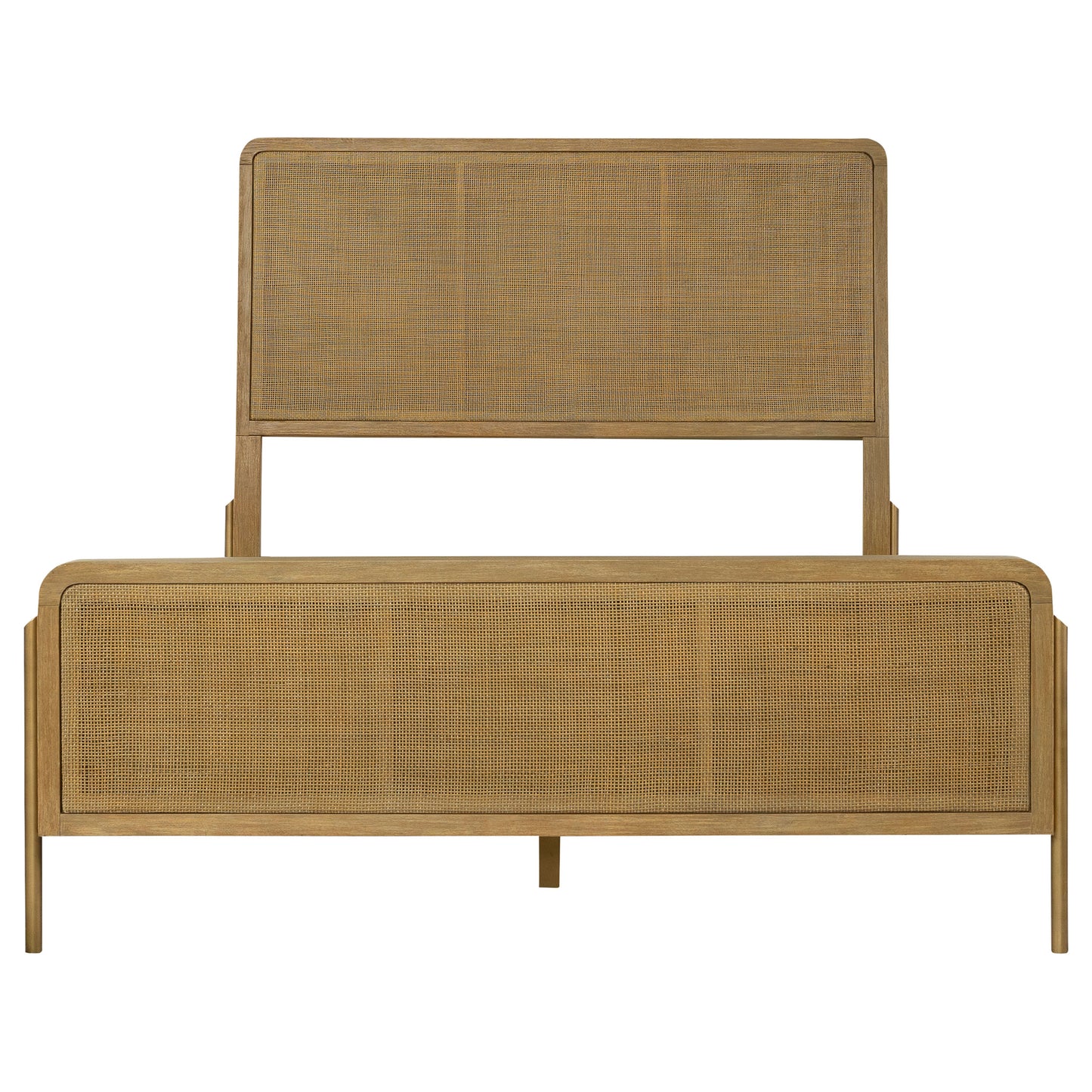 Arini 3-piece Queen Bedroom Set Sand Wash and Natural Cane