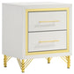 Lucia 3-piece Queen Bedroom Set Beige and White